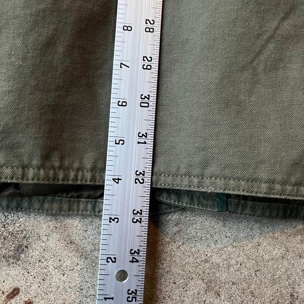 Orvis Men's Chore Jacket Barn Coat Field Insulated Brown XXL Canvas Quilt Lined - Picture 9 of 11